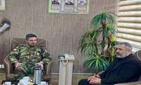 دیدار مدیر شبکه بهداشت و درمان سلماس با فرمانده تیپ پیاده 264 شهید عبدی ارتش سلماس